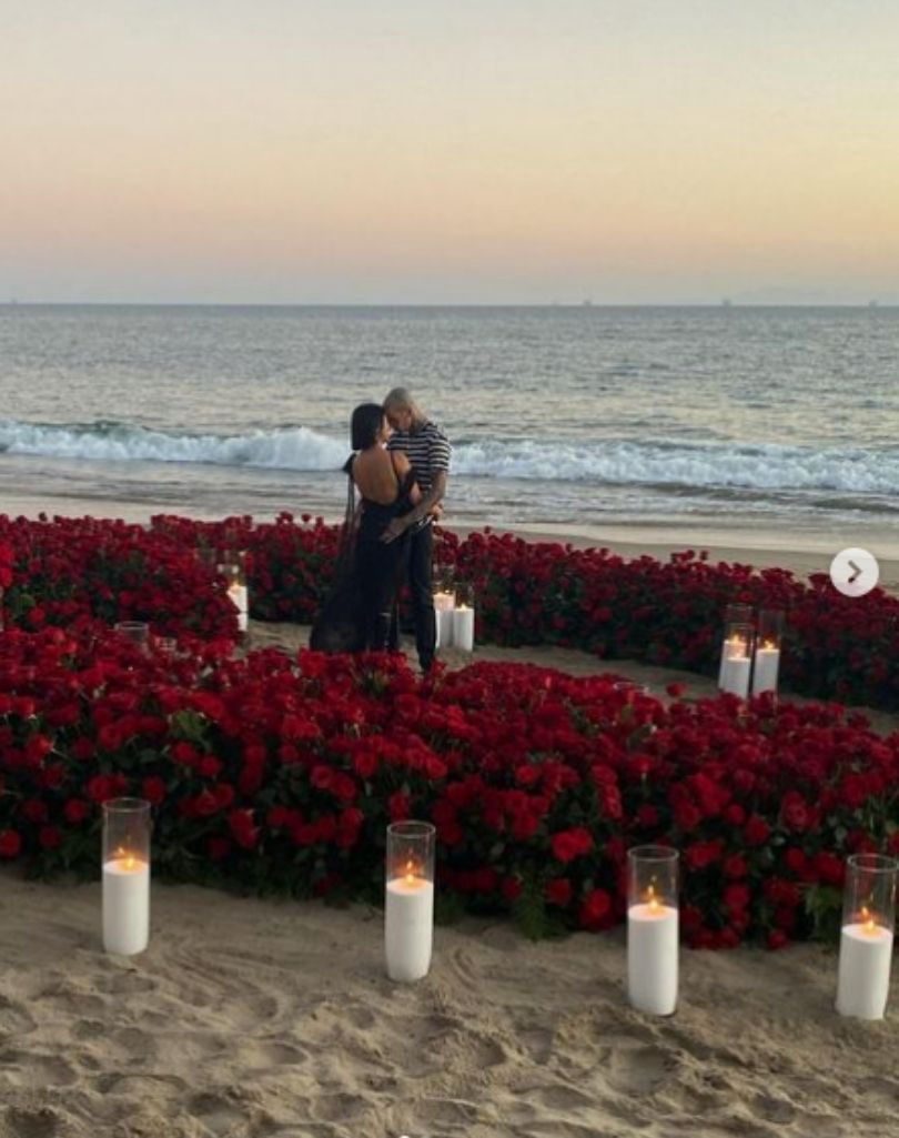 Scott Disick twierdzi, że poczuł ulgę na wieść o zaręczynach Kourtney Kardashian i Travisa Scotta