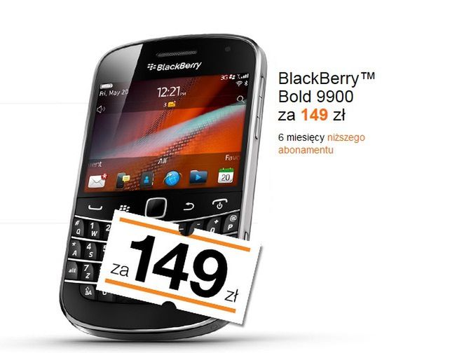 BlackBerry Bold w promocji w Orange (fot. orange)