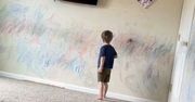 Pozwala dziecku rysować po ścianach. "Kiedy nie możesz powiedzieć: nie"