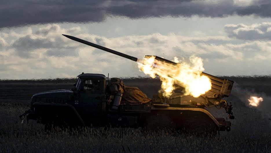 Wojna w Ukrainie - bitwa o Bachmut
BAKHMUT, DONETSK OBLAST, UKRAINE - OCTOBER 28: Russian targets are hit by grad rockets of Grad Rocket Company of the 53rd Mechanized Brigade of the Ukrainian Military forces in Bakhmut, Donetsk Oblast, Ukraine on October 28, 2022. Metin Aktas / Anadolu Agency/ABACAPRESS.COM
AA/ABACA