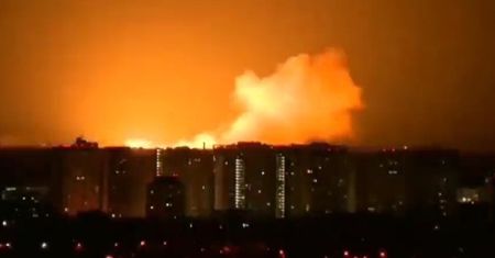 Wojna w Ukrainie. Cztery potężne eksplozje w centrum Kijowa