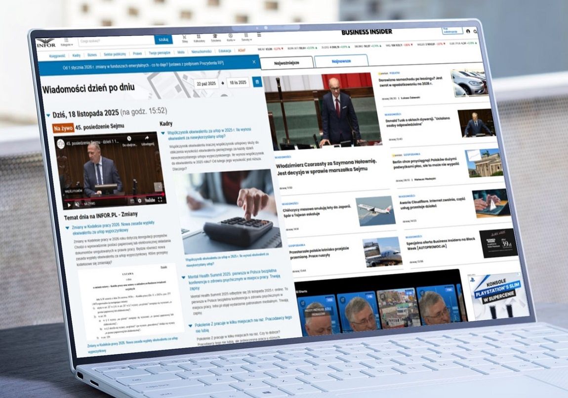 Business Insider nie jest już liderem. Serwisy Inforu w natarciu