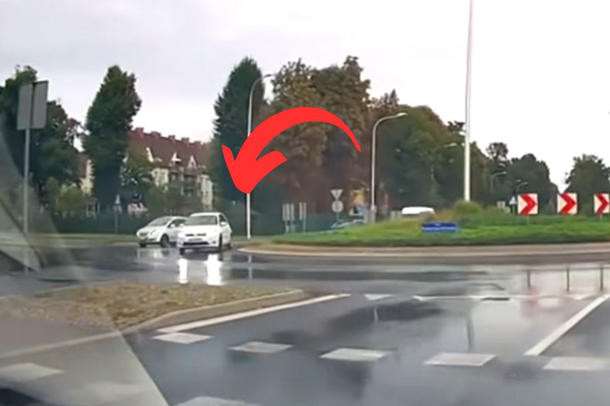 Kontrowersje na rondzie. Nagranie podzieliło internautów