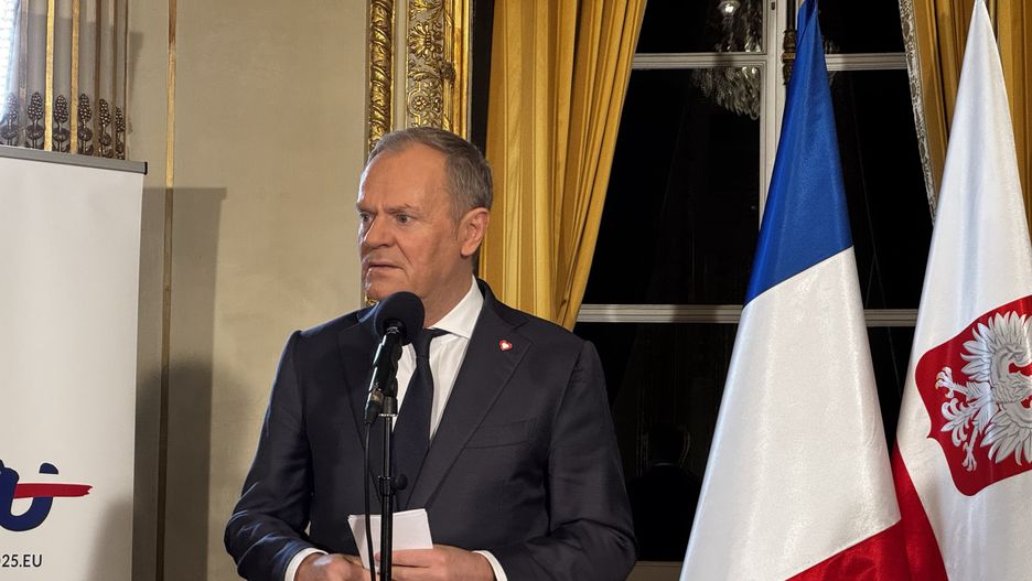 Donald Tusk w Paryżu