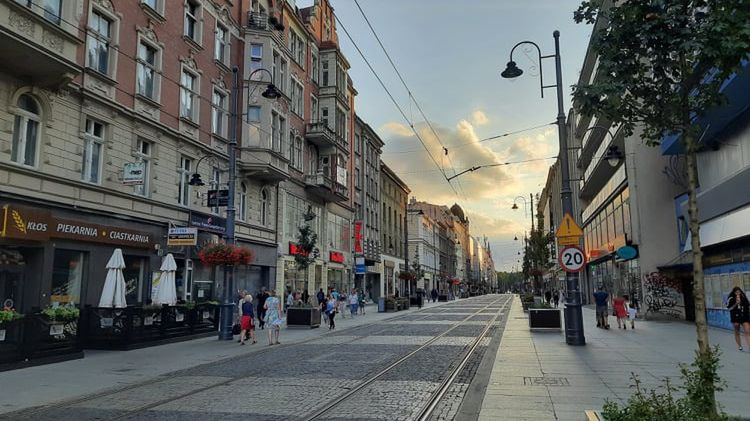 Słoneczna pogoda w Katowicach 