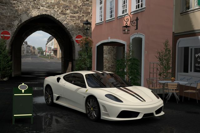Polyphony zapomniało o kilku ważnych modelach Ferrari. Na szczęście nie zapomniało o Enzo, Italii, 599 i tej wspaniałej Scuderii