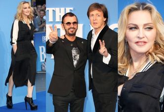 Madonna i 74-letni Paul McCartney na premierze filmu o Beatlesach (ZDJĘCIA)
