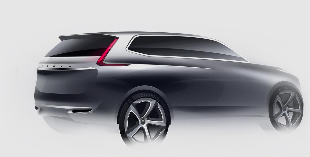 2015 Volvo XC90 - pierwsze szkice