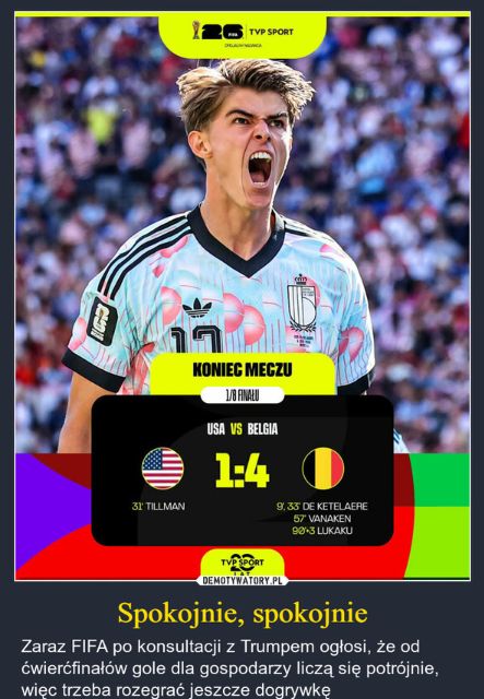 Memy po meczu USA - Belgia