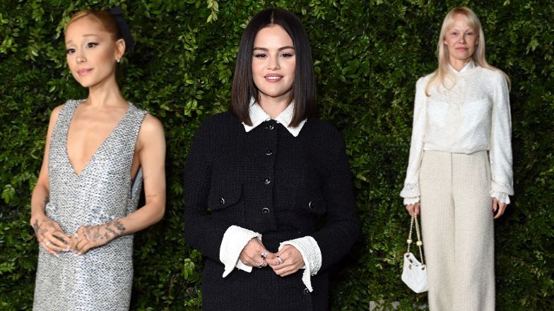 Tłum celebrytek na evencie Chanel