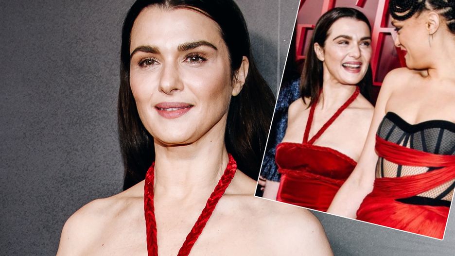 Rachel Weisz ma 53 lata. Na czerwonym dywanie stawiła się ubrana w sukienkę z wyjątkowo dużym dekoltem