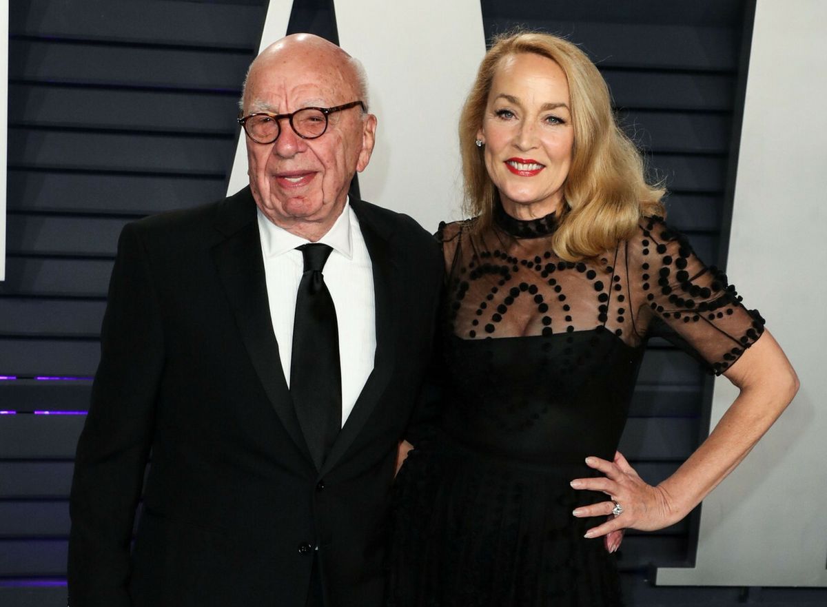 Rupert Murdoch i Jerry Hall w 2019 r.