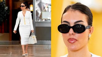 Georgina Rodriguez skradała spojrzenia w Paryżu, krocząc w dopasowanej stylizacji z torbą za około 400 TYSIĘCY ZŁOTYCH