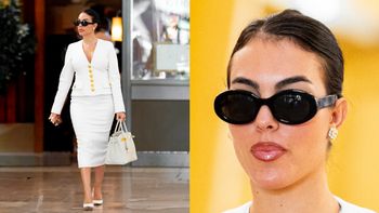 Georgina Rodriguez skradała spojrzenia w Paryżu, krocząc w dopasowanej stylizacji z torbą za około 400 TYSIĘCY ZŁOTYCH