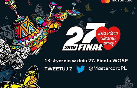 Mastercard po raz szósty przekaże WOŚP datki za tweety