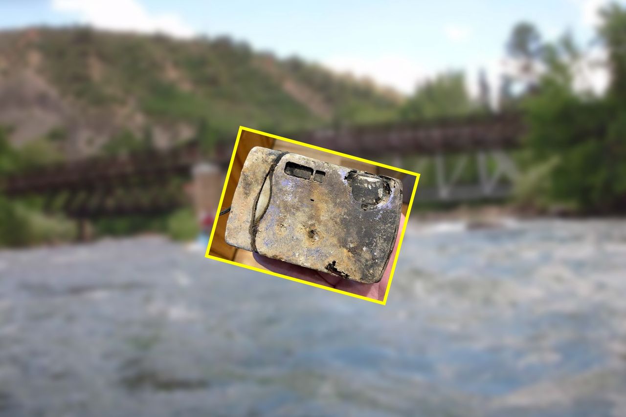 Aparat leżał w rzece przez lata. Udało się odzyskać zdjęcia