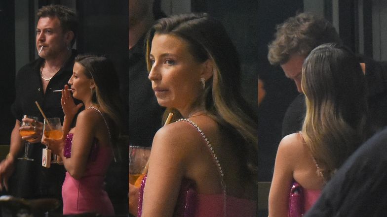 Julia Wieniawa i Wojciech Łozowski "przyłapani' na drinku i dymku