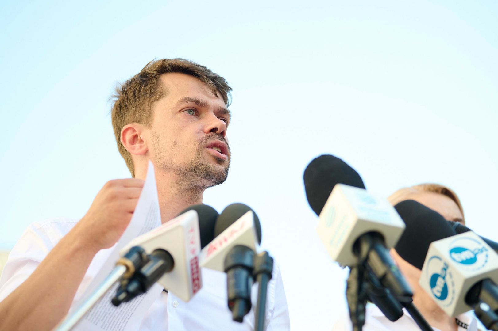 KO o "Lokalnej p�?ce" z programu PiS06.09.2023 Warszawa 
Konferencja Koalicji Obywatelskej ws. propozycji PiS "Lokalna polka" 
fot: Oleg Marusic/REPORTER
n/z: Michal KolodziejczakOleg Marusic/REPORTER