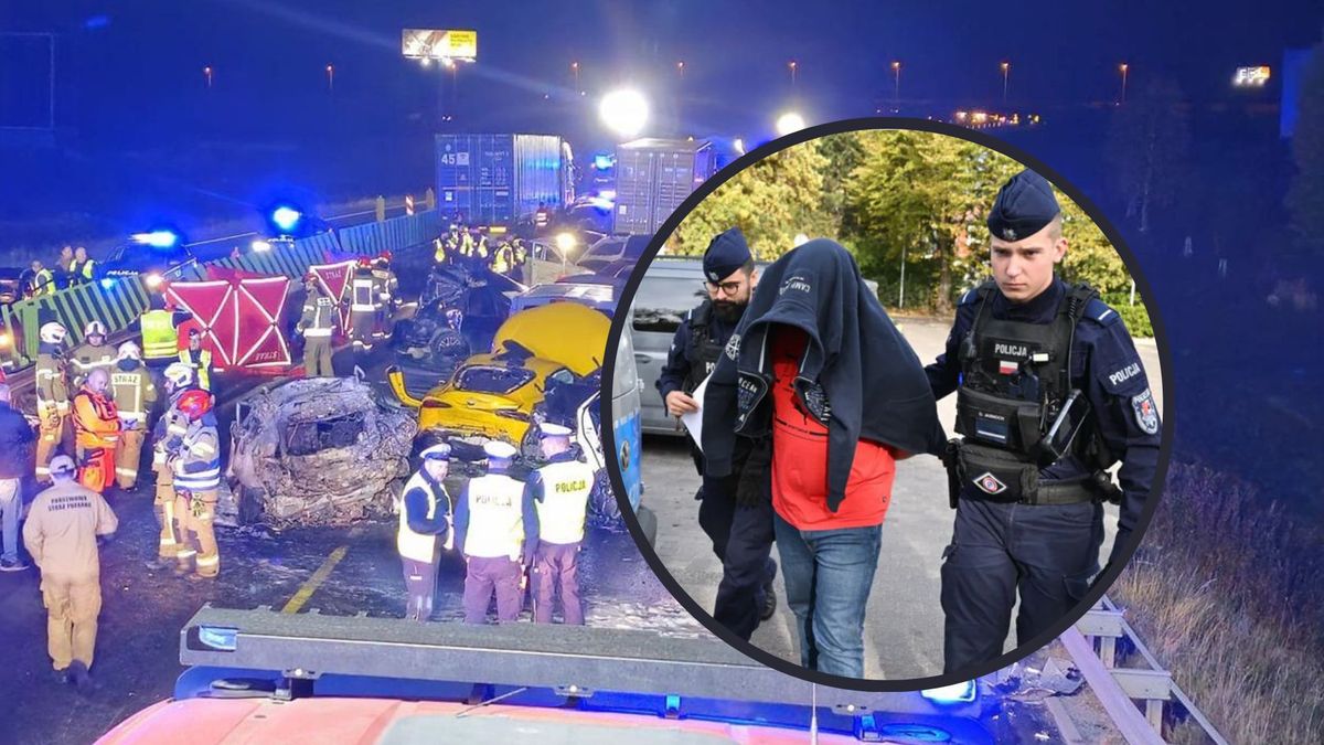 Sprawca karambolu na S7 