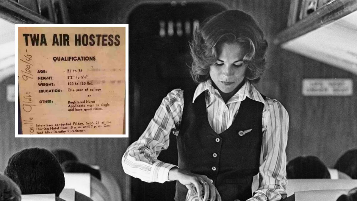 Szokujące wymagania dla stewardess z 1940 roku