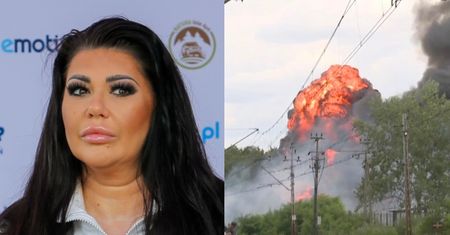 Wybuch hali z chemicznymi odpadami. Iwona Węgrowska świadkiem EKSPLOZJI: "Martwię się o zdrowie całej rodziny"