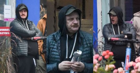 Zmęczony Bartosz Żukowski czeka na kebaba. Poznajecie jeszcze Waldusia ze "Świata według Kiepskich"? (ZDJĘCIA)