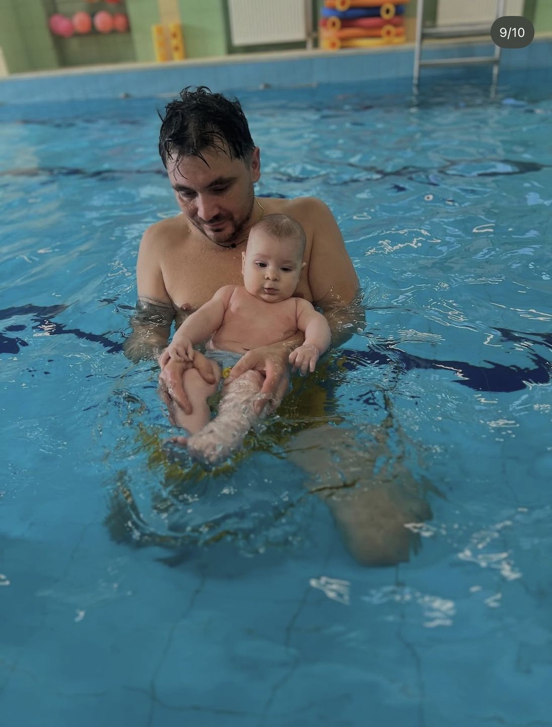 Daniel Martyniuk zabrał syna na basen
