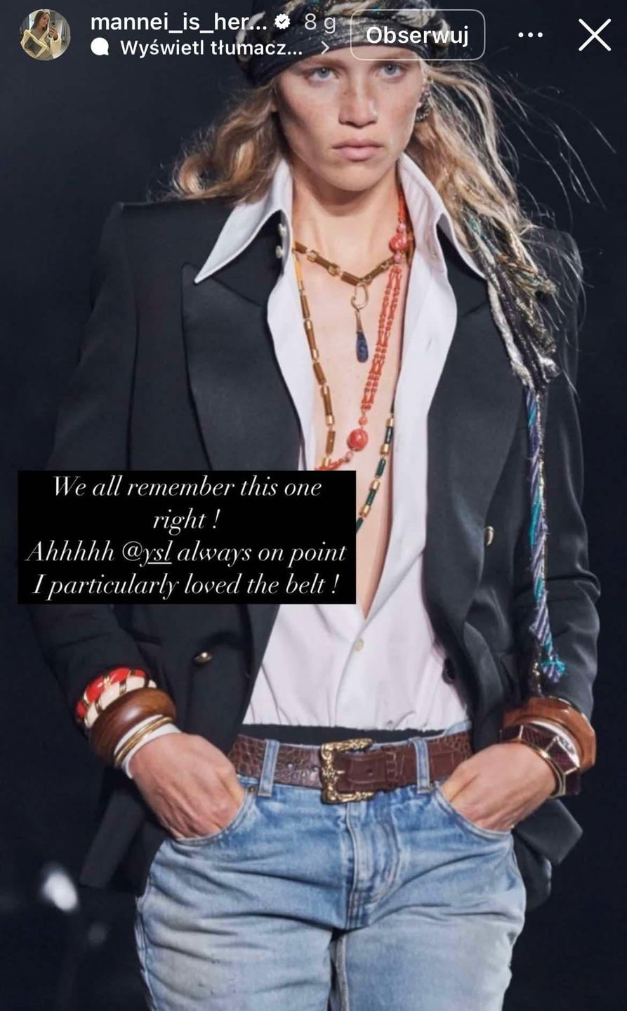 Sara Boruc zarzuca Magdzie Butrym kopiowanie światowych marek