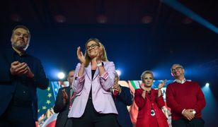 Niepokojący incydent w sztabie. Biejat "nagle runęła na ziemię"