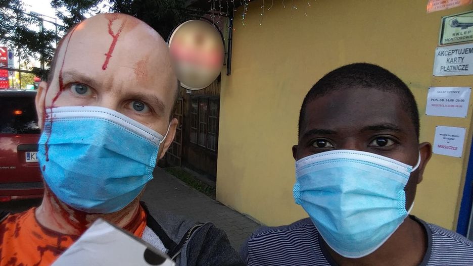 Pan Marek z obywatelem Konga