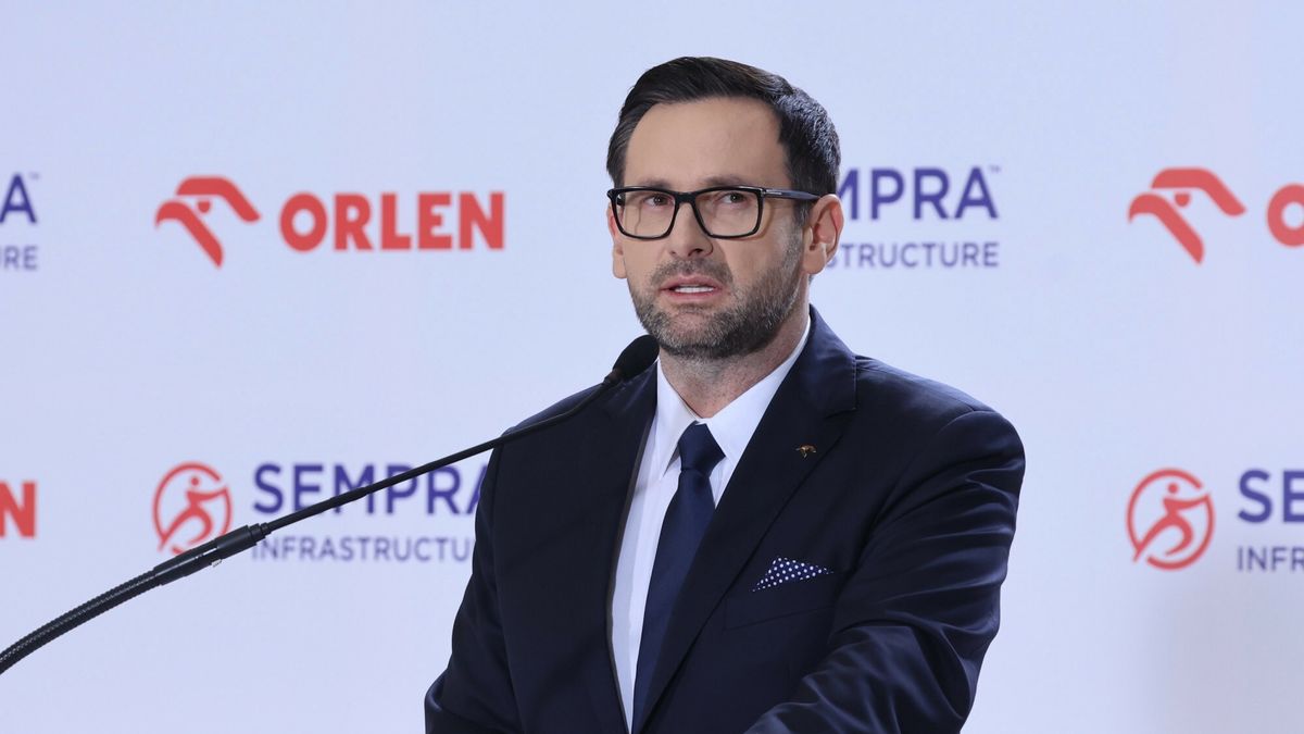 Orlen podpisa? umow? na d?ugoterminowe dostawy LNG z USA
25.01.2023 Warszawa Konferencja PKN Orlen dotyczaca realizacji strategicznych planow w obszarze bezpieczenstwa energetycznego 
fot. Jacek Dominski/REPORTER
n/z: Daniel Obajtek
Jacek Dominski/REPORTER