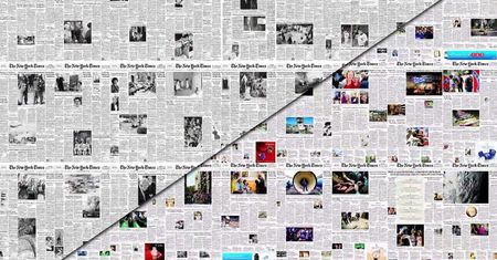 Społeczeństwo obrazkowe - zmiany na przykładzie okładek NY Times