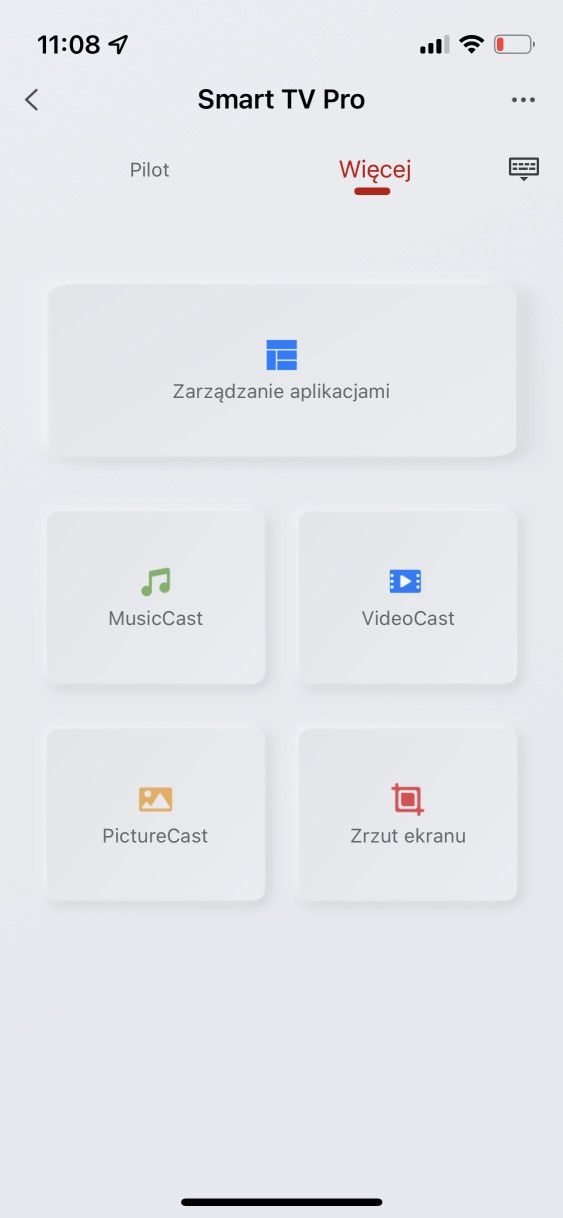TCL 55C635 - aplikacja TCL Home multimedia
