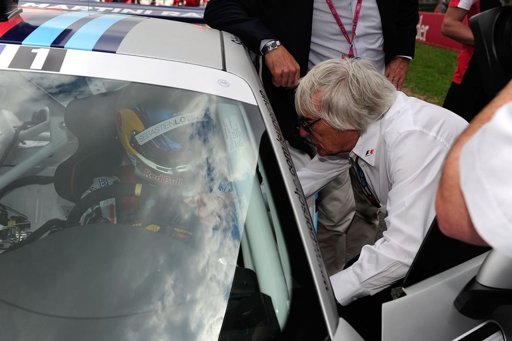 SÃ©bastien Loeb (F), Bernie EcclestonePorsche Mobil 1 Supercup  - Spanien 2013