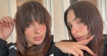 Emily Ratajkowski załamała się po wizycie u fryzjera. "Mam najgorszą fryzurę w moim życiu. Grzywka z tyłu głowy"