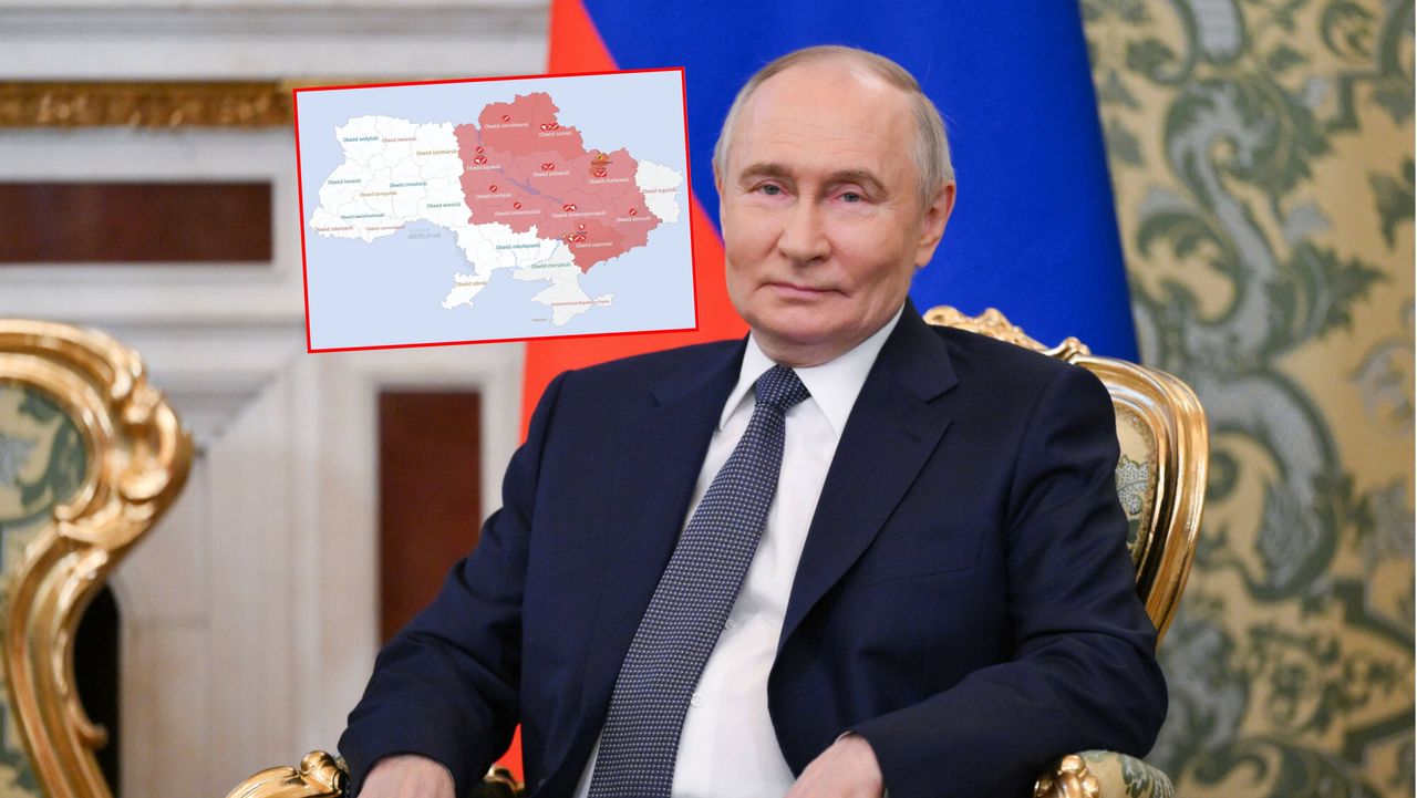 Rosjanie atakują Ukrainę. Wystrzelili drony i rakiety 