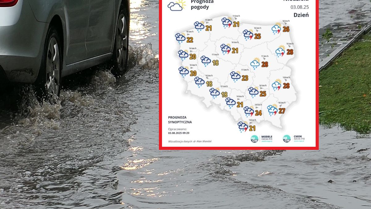 Burzowy początek sierpnia. Obowiązują alerty