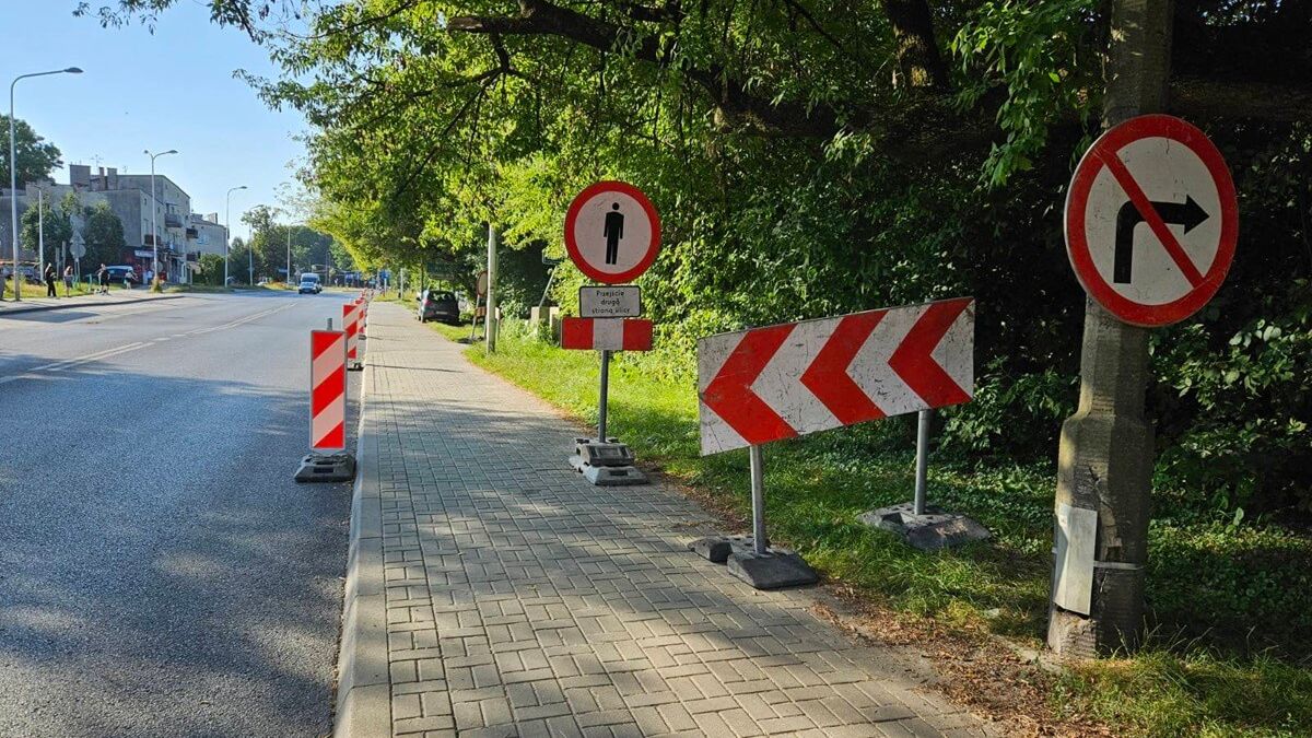 Budowa ścieżki rowerowej wzdłuż al. Warszawskiej