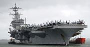 Wpadka Rosjan? Na świątecznym plakacie pojawił się okręt z USA