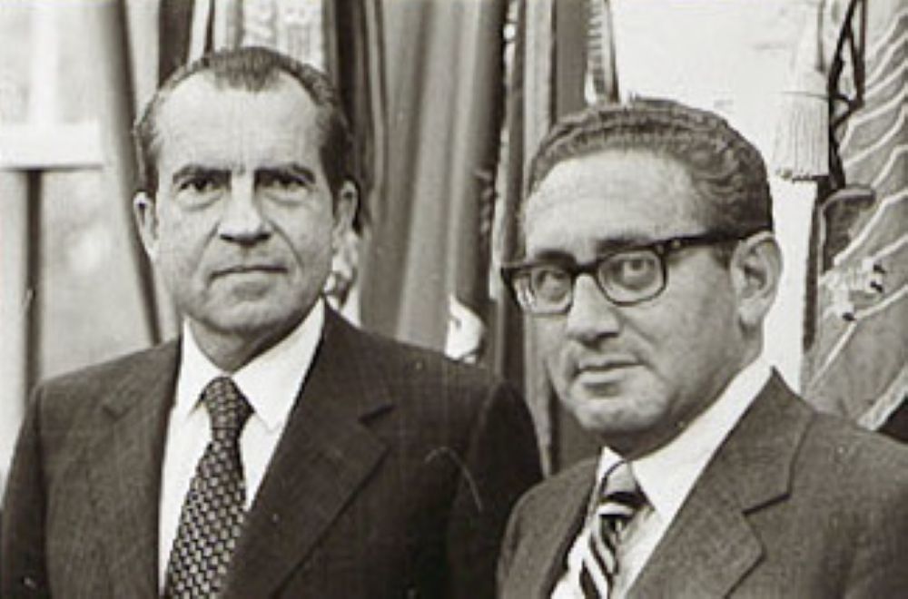 Richard Nixon i Henry Kissinger w 1972 r.