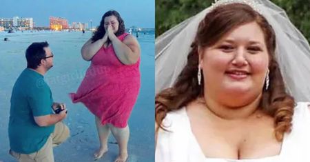W dniu ślubu ważyła prawie ĆWIERĆ TONY. Zrzuciła ponad 130 kg i dziś aż trudno ją rozpoznać: "Byłam więźniem we własnym ciele"