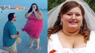 W dniu ślubu ważyła prawie ĆWIERĆ TONY. Zrzuciła ponad 130 kg i dziś aż trudno ją rozpoznać: "Byłam więźniem we własnym ciele"