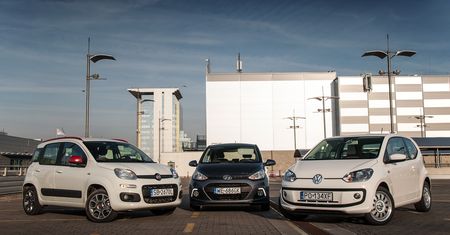 Fiat Panda vs. Hyundai i10 vs. Volkswagen up! - test