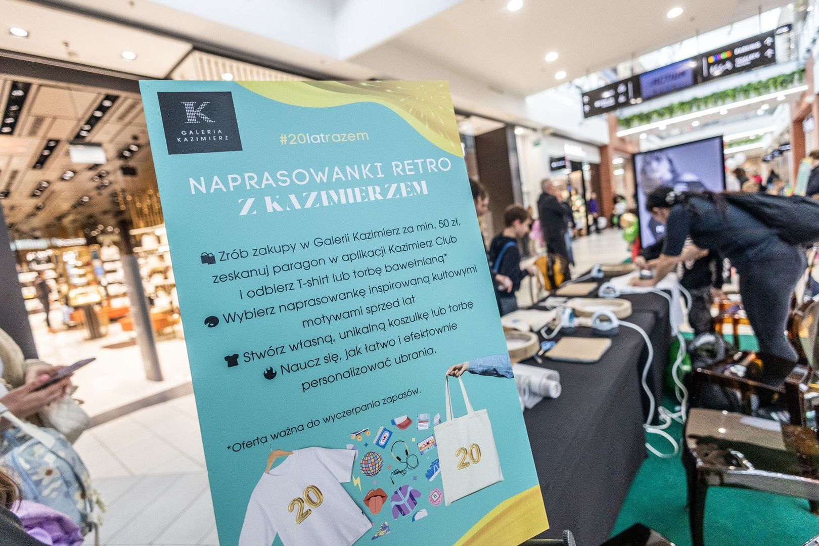 20. urodziny Galerii Kazimierz. Dla odwiedzających galerię przygotowano szereg atrakcji.