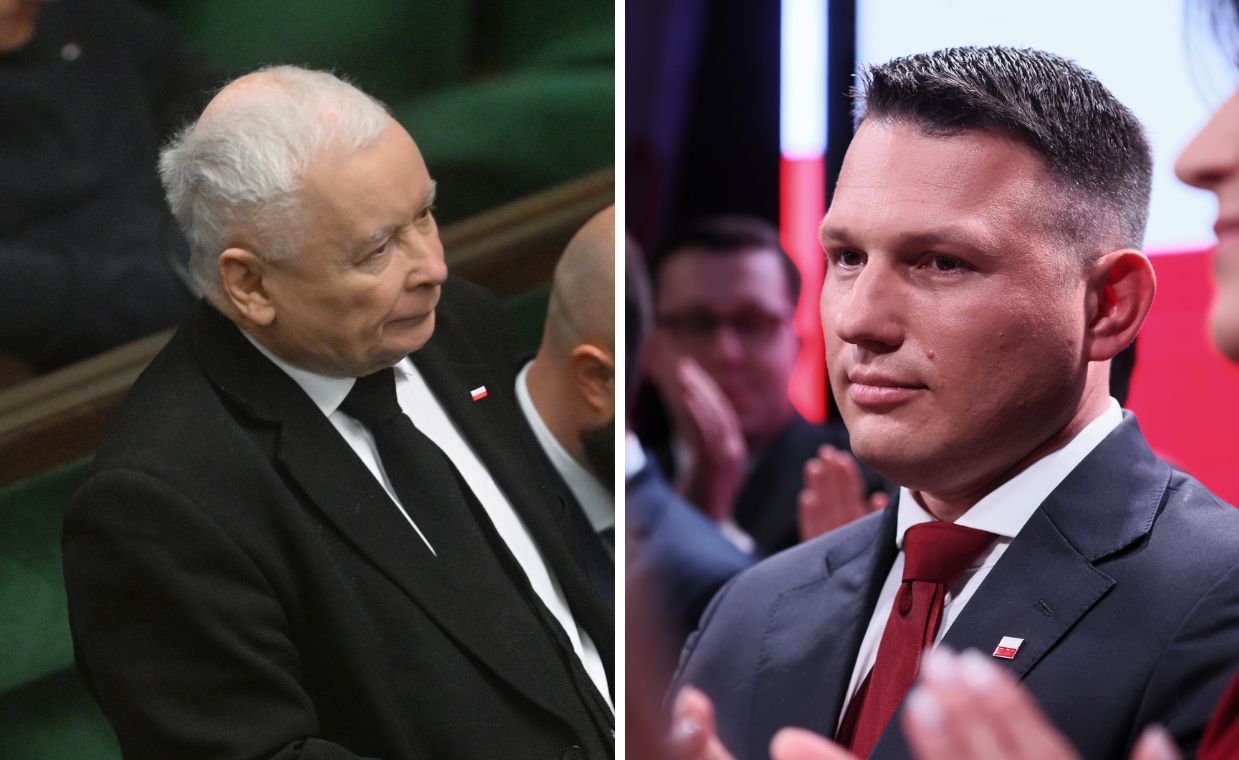 Kaczyński o poparciu Mentzena. "To wprowadzanie w błąd"