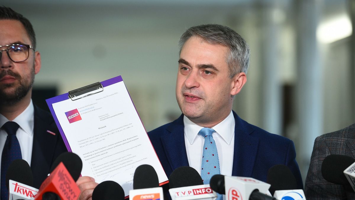 Przewodniczący klubu parlamentarnego Lewicy Krzysztof Gawkowski