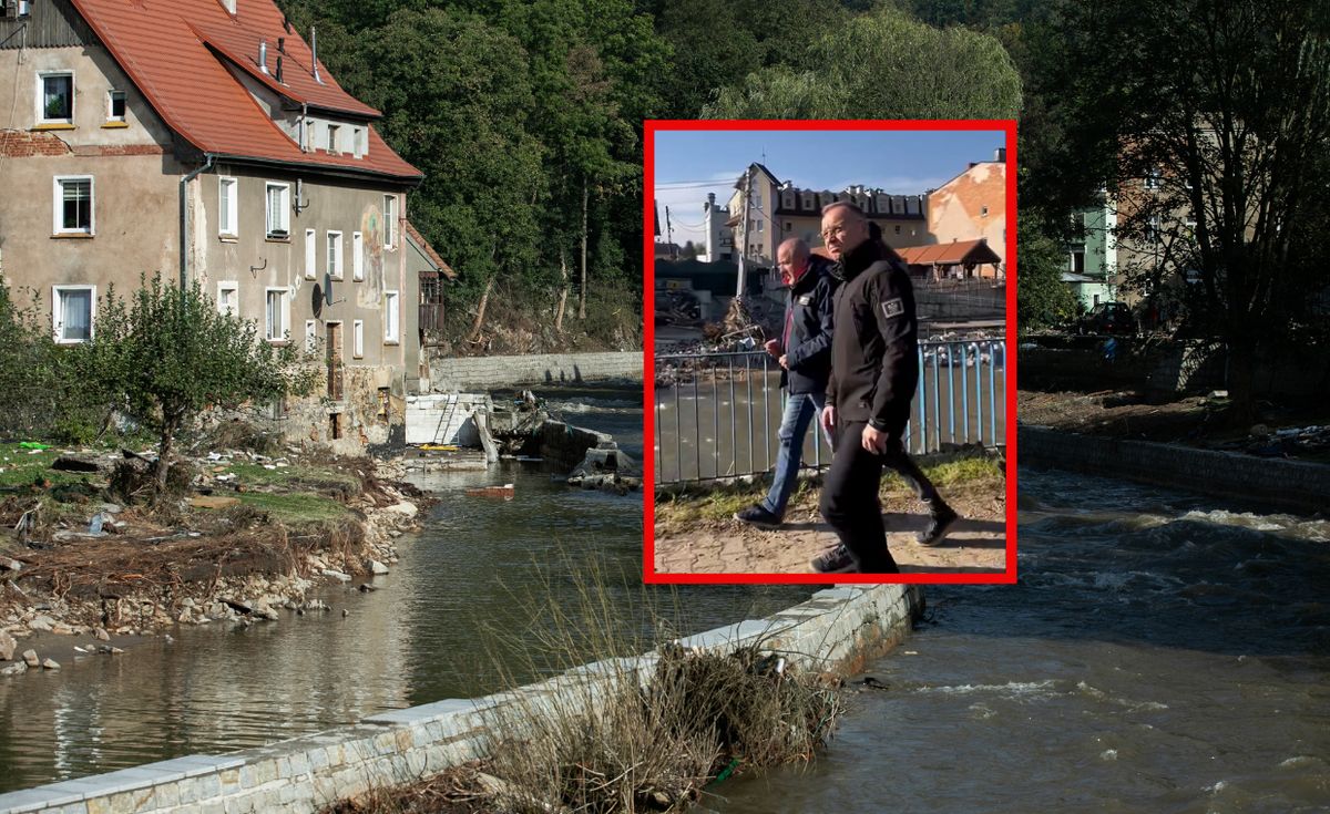 Andrzej Duda, powódź, zalanie Andrzej Duda pojawił się na Dolnym Śląsku. Opublikowano wideo