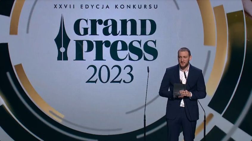 Gala Nagród Grand Press 2023. Dziennikarz WP Dariusz Faron wśród laureatów