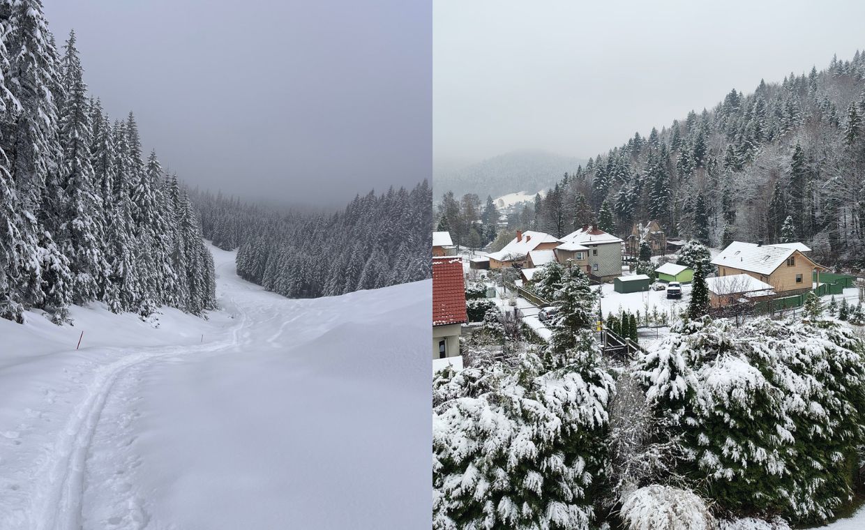 Zamieszanie w pogodzie. Ludzie pokazują, ile spadło śniegu