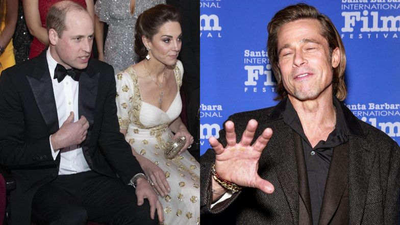 Brad Pitt, Kate Middleton i książę William